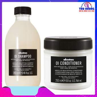Dầu gội xả Davines OI Shampoo Conditioner thư giản suôn mượt 280ml