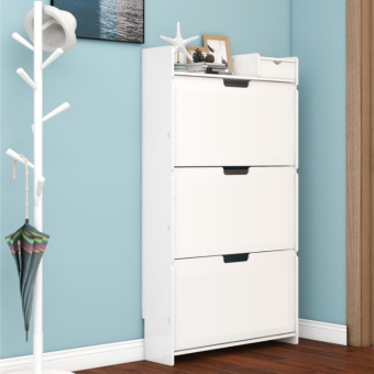 Tủ Đựng Giầy Dép Gỗ Nhựa Cao Cấp Chống Nước, Giá Kệ Tủ Giày Lắp Ghép Thông Minh Không Ẩm Mốc Bong Tróc Chất Liệu An Toàn Thân Thiện Môi Trường