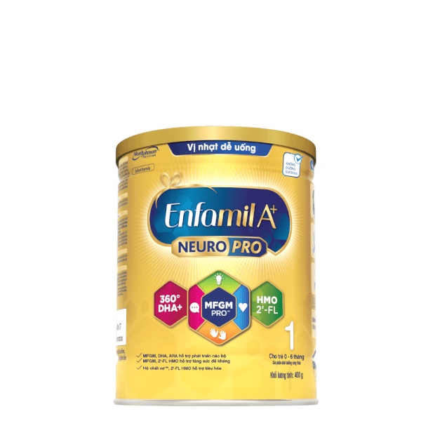Sữa bột Enfamil A+ giai đoạn 1 400g (0-6 tháng tuổi) - HSD luôn mới