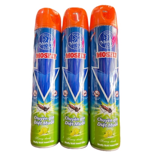 Bình xịt muỗi Mosfly Hương chanh - 600ml
