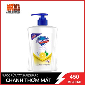 Nước Rửa Tay Safeguard Hương Chanh Thơm Mát 450ml / Chai