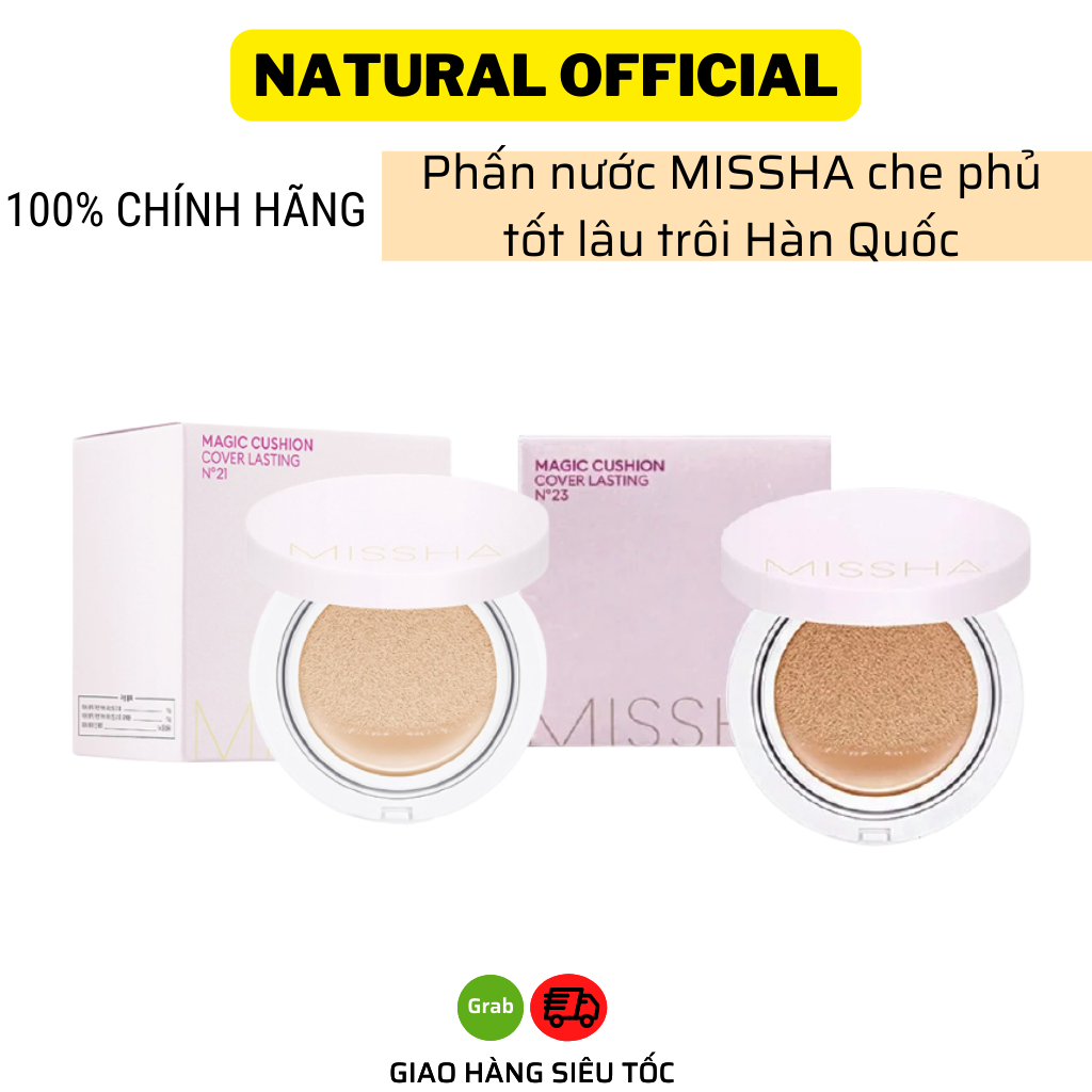 Phấn nước missha che phủ tốt lâu trôi magic cushion cover lasting spf50+/pa+++
