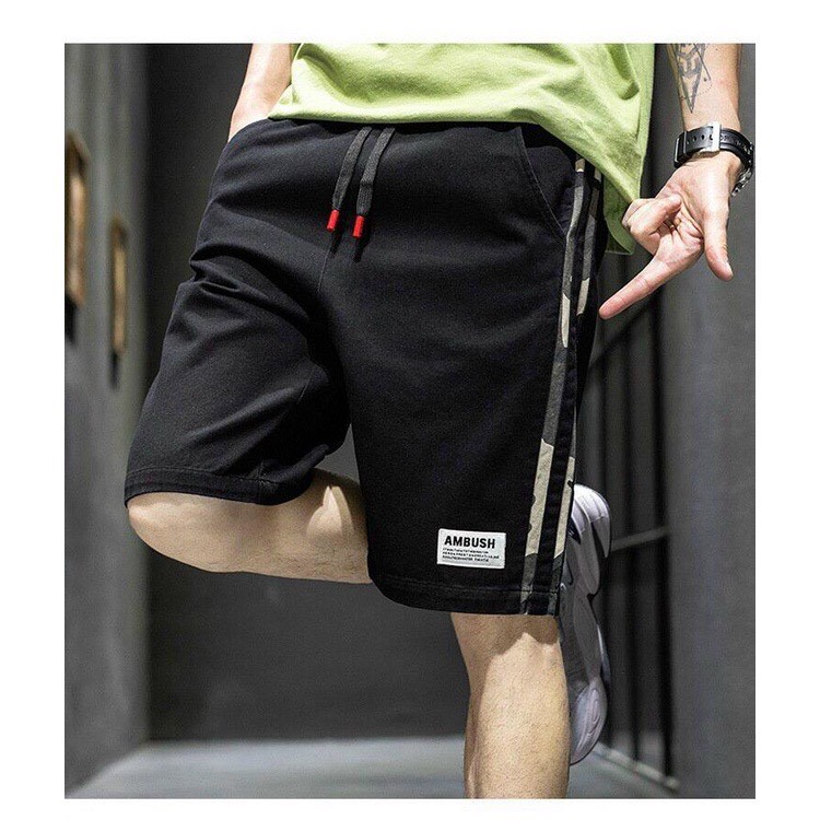 Quần short nam Kaki, quần short thun dây rút dáng rộng nam - KENT SHOP