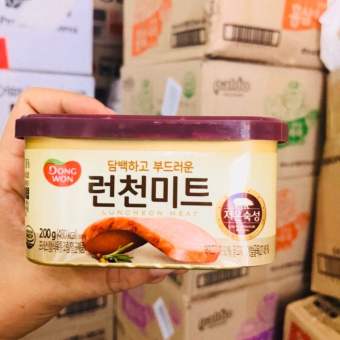 Thịt Hộp Dongwon Hàn Quốc Luncheon Meat 200G - Thịt Hộp Spam Heo / Thịt Lợn Hộp Nhập Khẩu Đóng Hộp / Đồ Hộp Ăn Liền Hàn Quốc -Nova