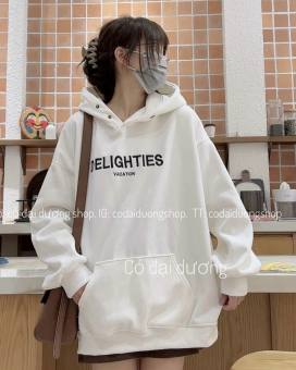Áo khoác nỉ hoodies nam nữ unisex DEILGHTIES vải nỉ bông ttp