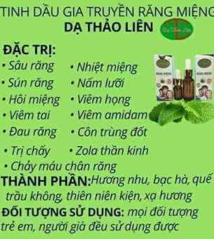 Tinh dầu răng miệng Dạ Thảo Liên
