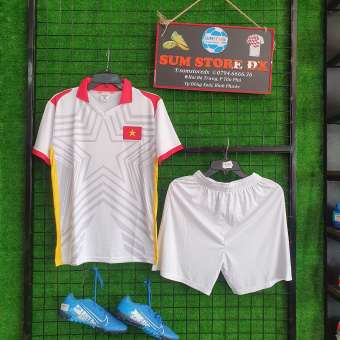 Đồ Đá Banh CLB Việt Nam Sân Khách 2021–Áo Bóng Đá Nam Nữ Mẫu Mới