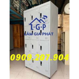 TỦ HỒ SƠ SƠN TĨNH ĐIỆN 12 CỬA LƯU TRỮ ĐỒ CÁ NHÂN TIỆN LỢI FREESHIP