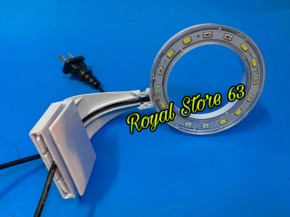 Đèn led kẹp đổi màu xml tròn cho hồ cá cảnh hồ thuỷ sinh, bể tròn