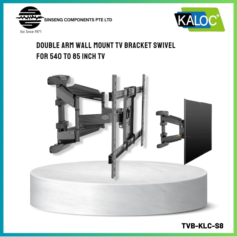 KALOC H8 40-80 inch Long Extension Arm Swivel TV Wall Bracket
