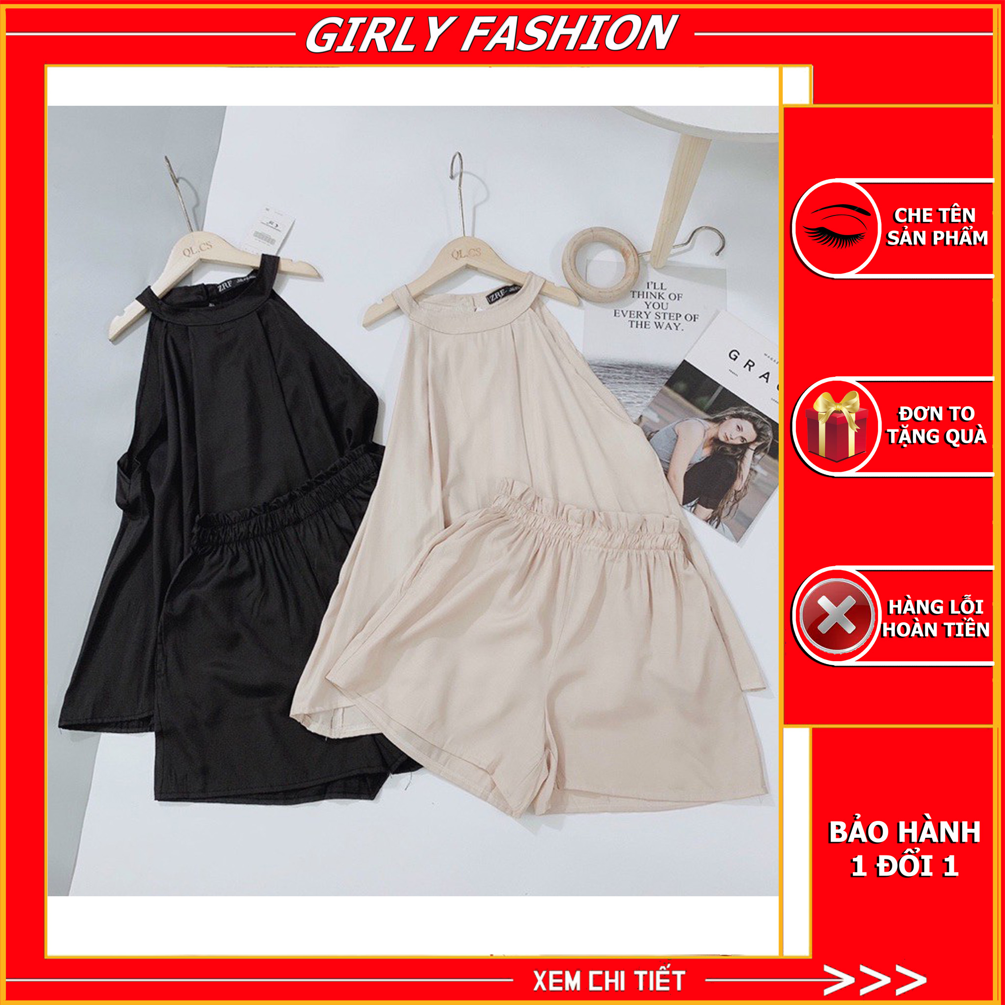 Bộ yếm đũi mặc nhà⚡ add mã giảm 8k- BÁN LỖ XIN ĐÁNH GIÁ 5*⚡ Đũi loại 1- Sét Yếm Đũi, Quần Đùi Sang Chảnh - Thoáng Mát Thoải Mái