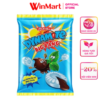 Kẹo có nhân hương bạc hà socola Dynamite Energy gói 330g