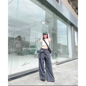 Quần suông tôn dáng mẫu mới 2023 cá tính, Quần suông cá tính cách điệu tôn dáng