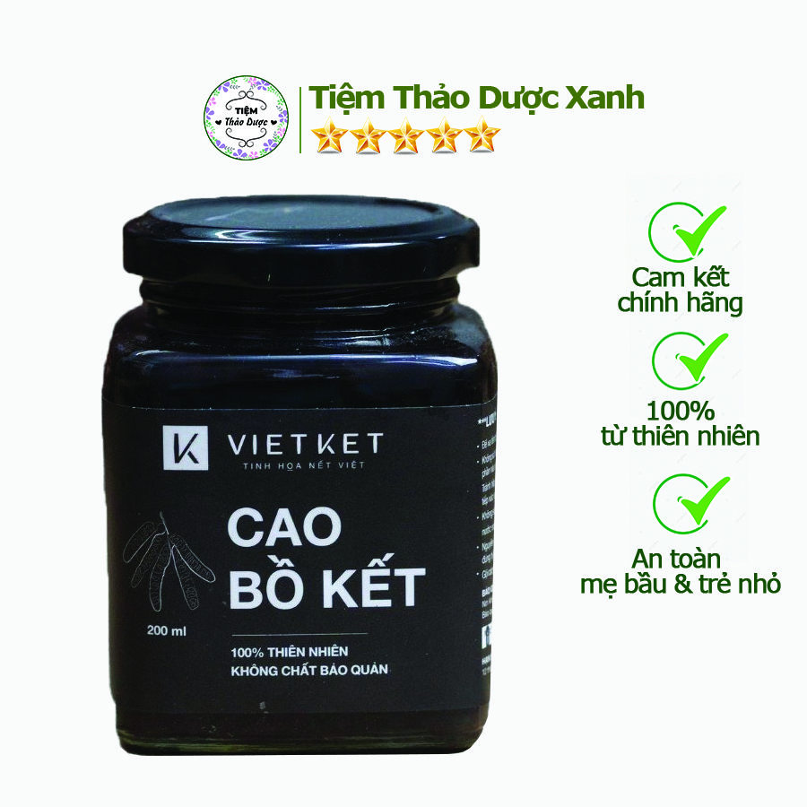 Cao bồ kết vietket ngày sx t7/2023