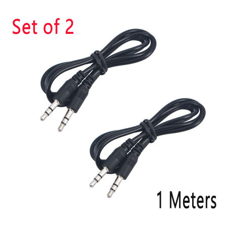 2Pcs 3.5mm 50cm,1M,3M,5Meters Jack Audio Cable Male To Male Car Stereo Aux Audio Cable Extension Adapter for Speaker Earphone MP3 Mobile Phone