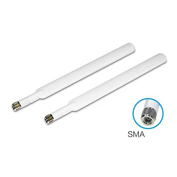 Anten 3G/4G chuẩn SMA 8dBi dài 20cm cho Huawei B593, B316, B311, B310, B312, B868, B520, ... Màu trắng