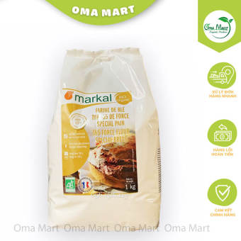 Bột làm bánh mì (13%) hữu cơ T65 Markal 1kg