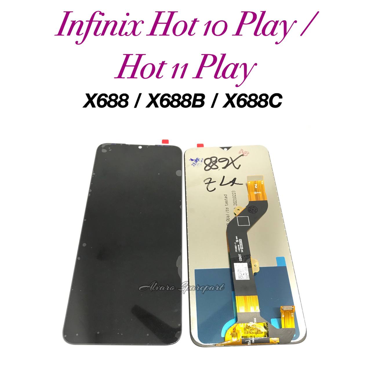 infinix hot 10 play lcd compatible