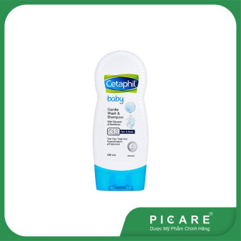 Cetaphil Sữa Tắm Gội Toàn Thân Cho Bé Baby Gentle Wash And Shampoo 230ml