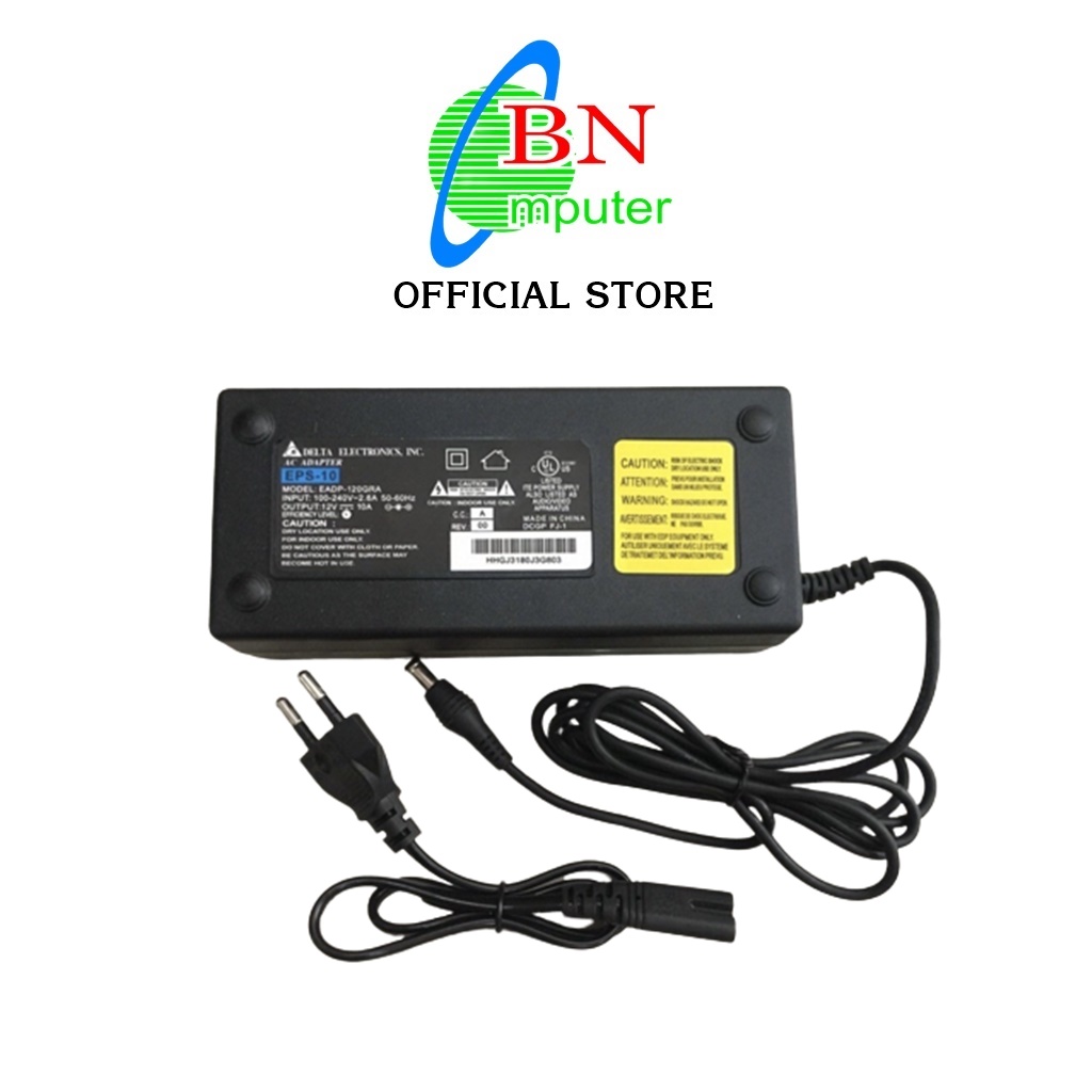 Nguồn 12v 10a delta chính hãng loại xịn
