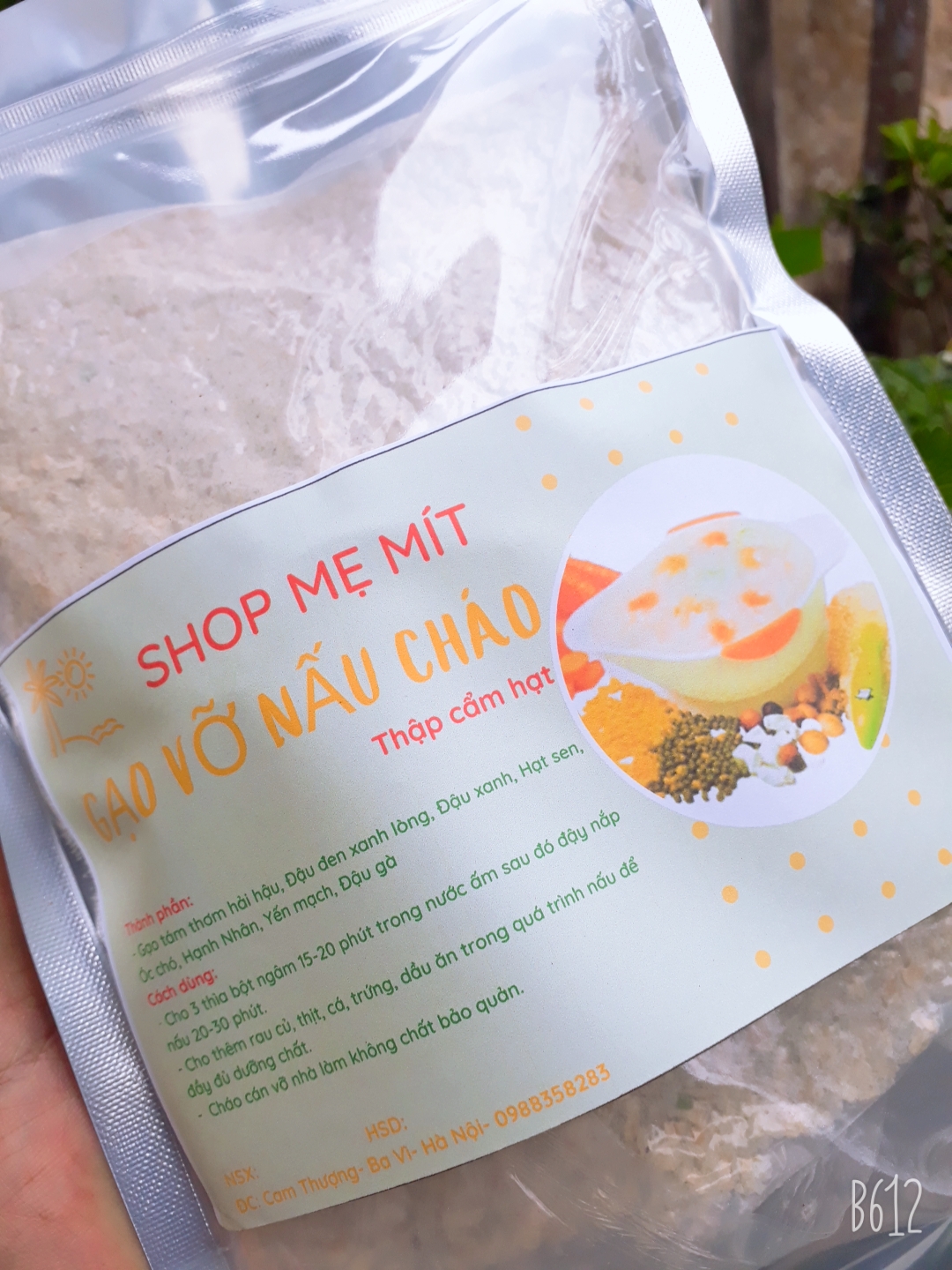 Gạo vỡ nấu cháo cho bé