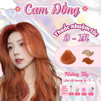 Thuốc Nhuộm Tóc Nâu Cam Đồng Giúp Da Bạn Trông Sáng Hơn Bền Màu