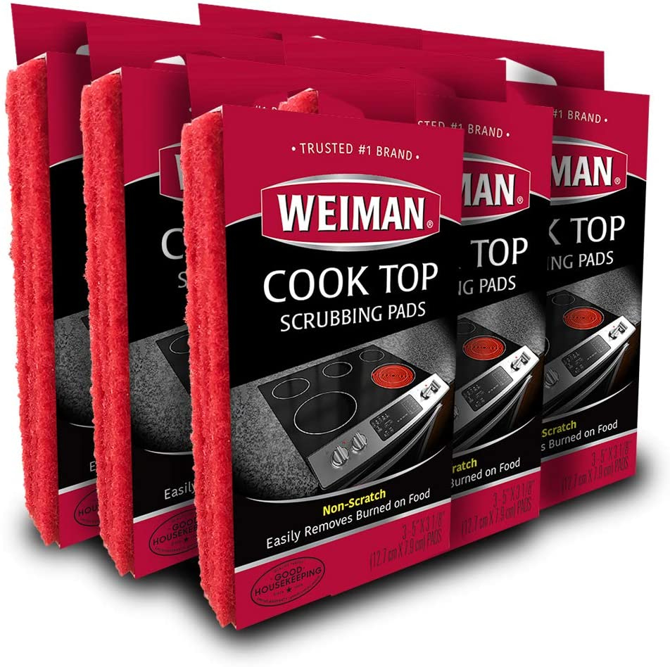 weiman cooktop cleaner pads