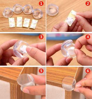 COMBO 10 MIẾNG BỊT GÓC BÁN SILICON - GIÚP BẢO VỆ BÉ YÊU TRÁNH KHỎI NHỮNG THƯƠNG TÍCH - SILICON MỀM MẠI - NHẸ - RẤT TIỆN DỤNG CHO GIA ĐÌNH