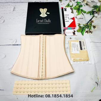 Đai nịt bụng latex 25 xương - Gen nịt bụng Latex chuẩn Hylạp giúp eo săn chắc - Nịt bụng Latex nhập khẩu Hylap