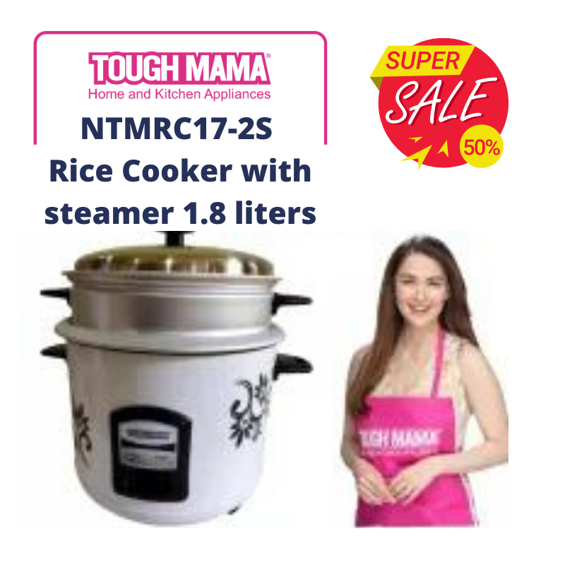 Tough Mama RTRC18-1G Hello Kitty Rice Cooker Straight Type 1.8L Non-stick Rice  Cooker with steamer