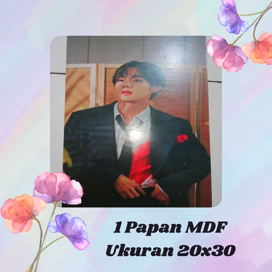 CETAK FOTO PLUS BINGKAI PAPAN MDF UKURAN 10R (20X30 CM) PAKET 2 FOTO PROSES 1 HARI BISA COD