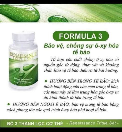 Bộ 3 thải độc tế bào và thanh lọc cơ thể RENAISSANCE TRIPLE SET của Siberian