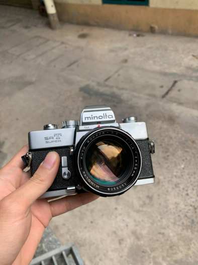 Máy ảnh phim Minolta SRT 101 lens 55 1.7