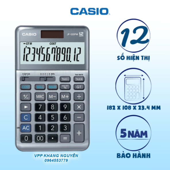 Máy tính casio jf-120fm