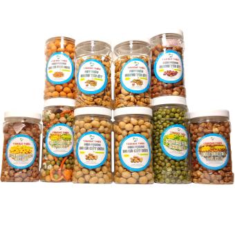 Combo 10 Hũ Đậu Hạt Tâm Đức Thiện - Thực Phẩm Đóng Gói Đóng Hộp Ăn Liền – Đồ Ăn Vặt bánh kẹo quà Tết
