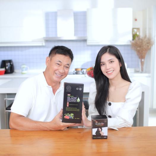 Dầu Gội Đầu Phủ Bạc Đen Tóc Krush Organic 420ml (Màu Hạt Dẻ)