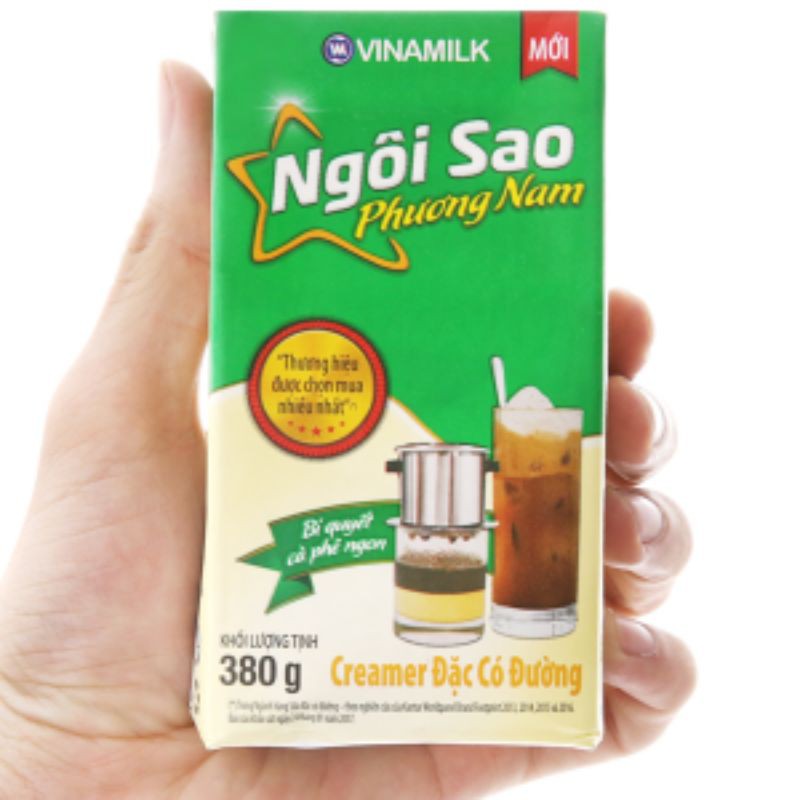 Sữa Đặc Ngôi Sao Phương Nam Hộp Giấy 380 gram