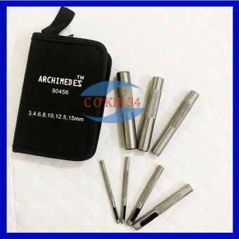 Bộ đục lỗ tròn 7 chi tiết thép cứng 3-15mm