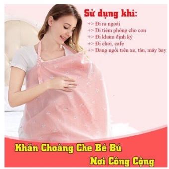 Khăn choàng cho bé bú đa năng cao cấp kích thước 65x95cm