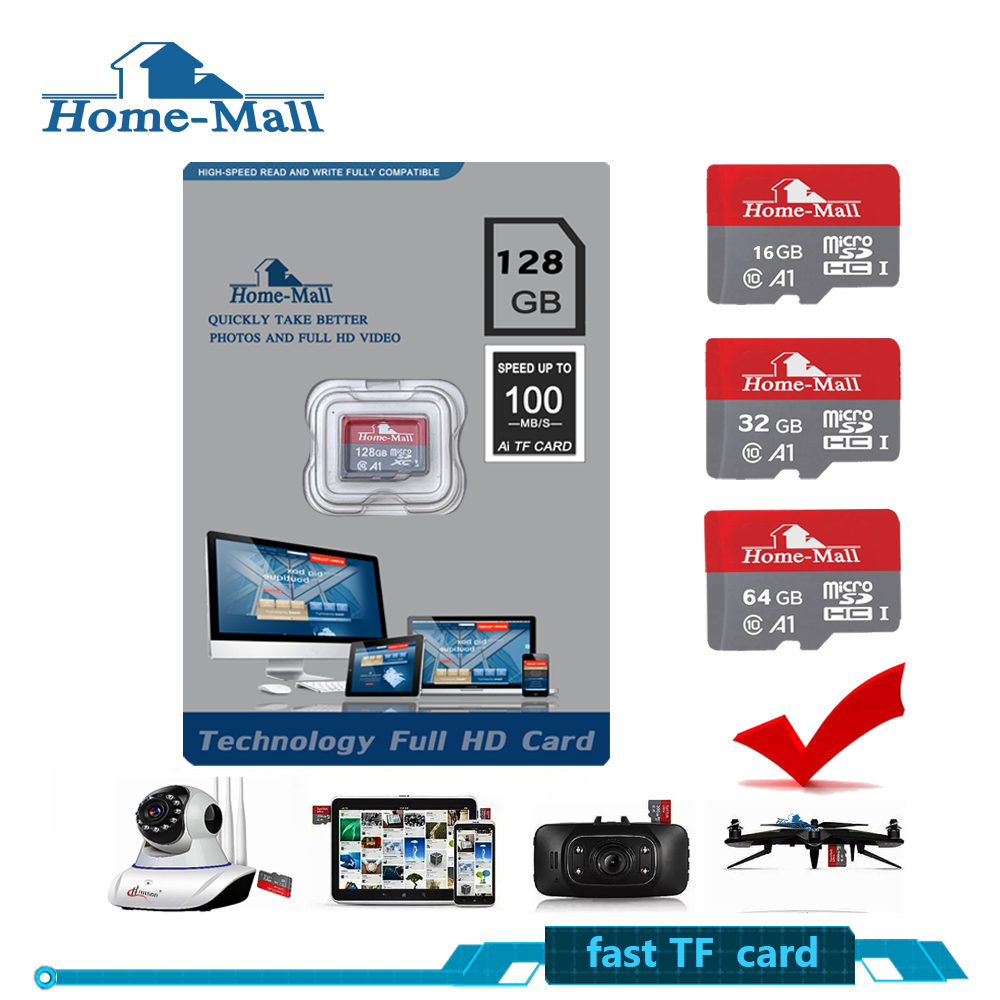 Home Mall TF Memory cardการ์ดหน่วยความจำวิดีโอ Homemall 16GB/32GB/64GB/128GB Memory Card Class10 MicroSDXC ของแท้