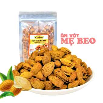 500Gr Hạt Hạnh Nhân Mỹ Rang Bơ Mõng Vỏ Cực Ngon