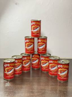 Combo 10 hộp cá mòi sốt cà 155gr (lon cao) - Cá hộp xuất khẩu KTC FOOD