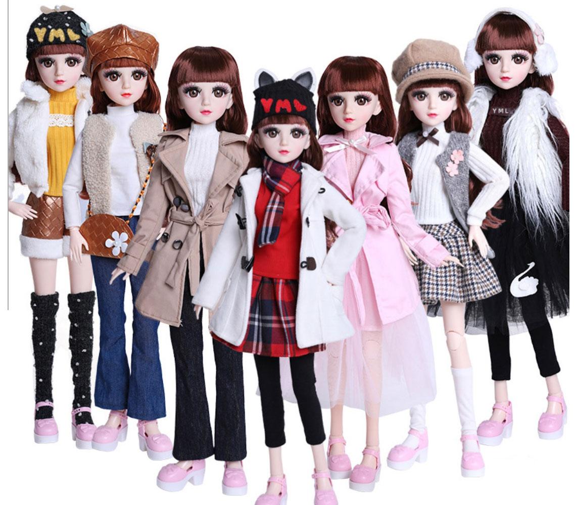 Chỉ bán nguyên váy không cho búp bê 60cm set nhiều món - không búp bê