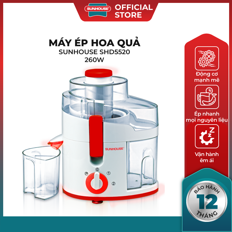 Máy ép hoa quả sunhouse shd5520