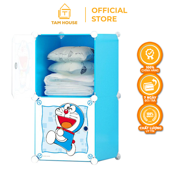 [VOUCHER FREESHIP 50K] Tủ nhựa lắp ráp ngăn tự thiết kế Tâm house 2017TN301