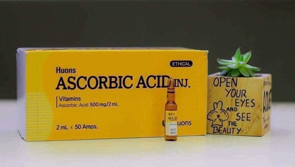 Hộp 50 ống vitamin c hàn quốc