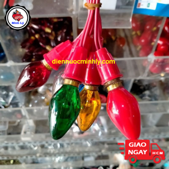 Bóng đèn ông địa, đèn thờ, bóng cà na, trái ớt, quả nhót