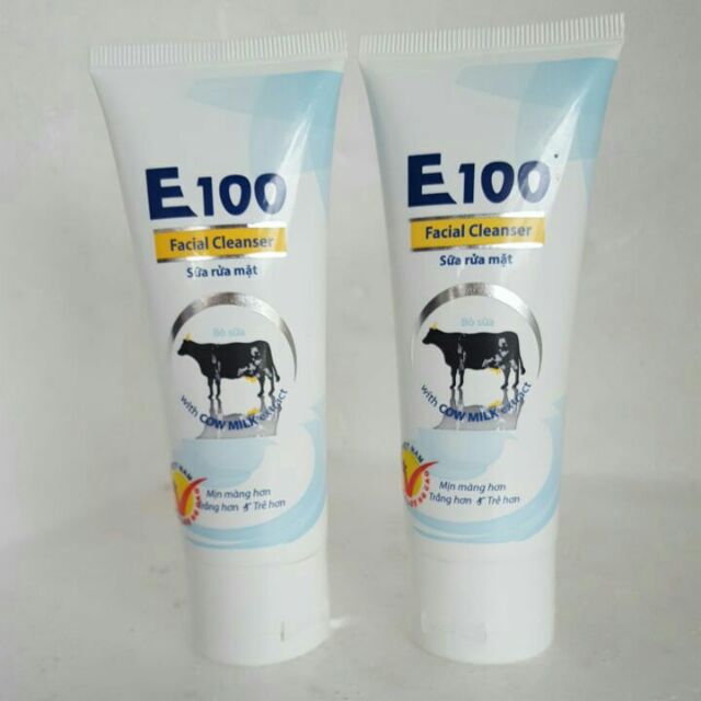 Sữa rửa mặt e100 con bò 80ml