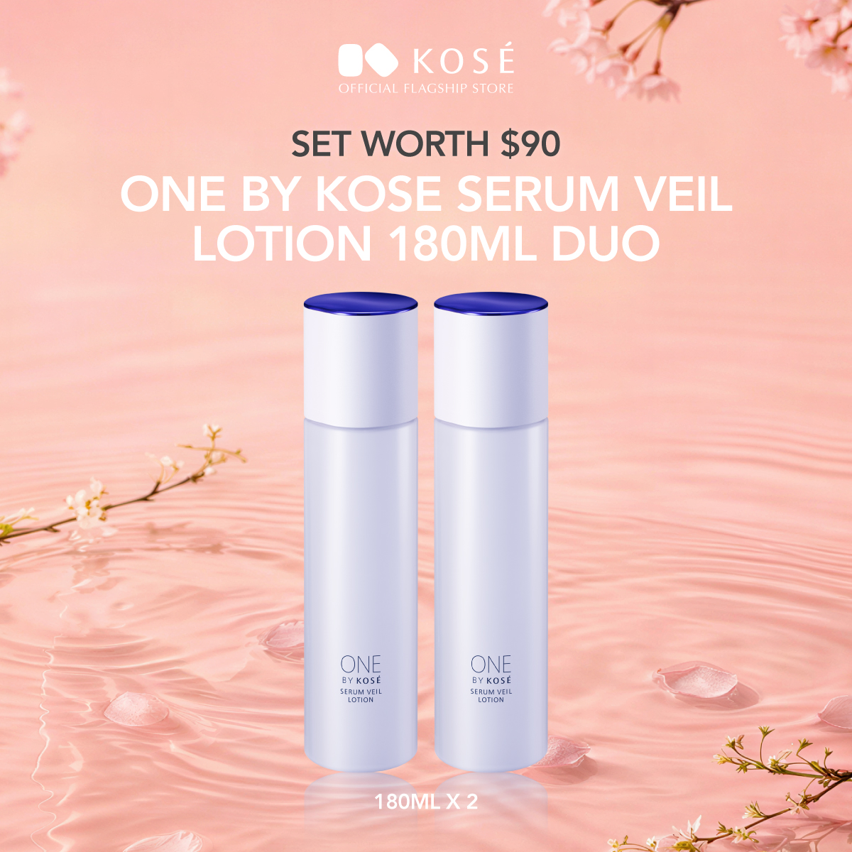 New Launch] One By Kose Serum Veil Deep Repair 60mL - Lightweight
