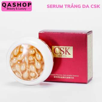 Serum dưỡng trắng da CSK, giúp chống lão hoá dưỡng ẩm. Hộp 30 viên nội địa Trung